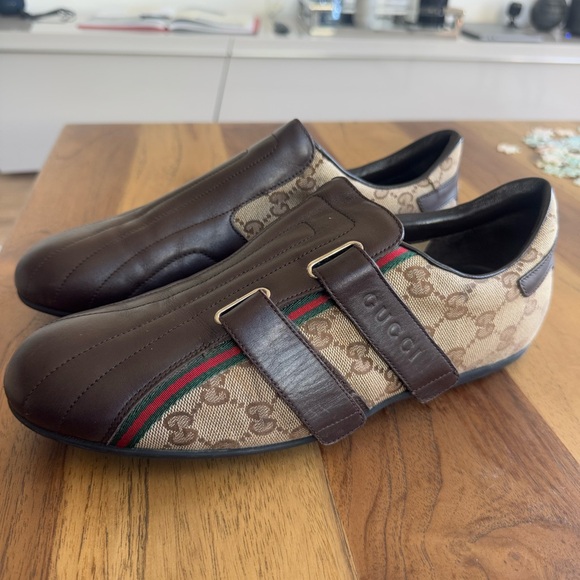 Gucci GG Coated Canvas Leather Front Ribbon Trim
Sneaker - Picture 6 of 11